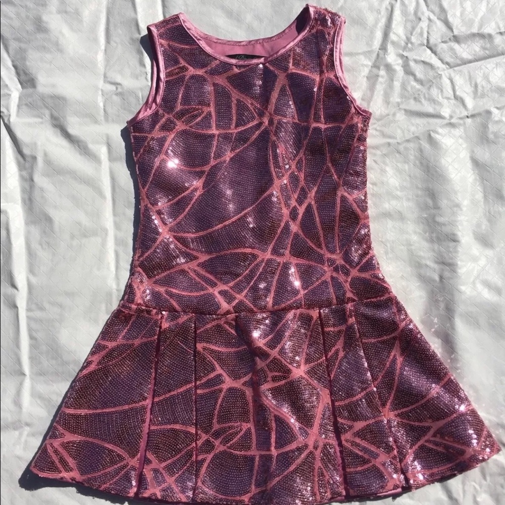 DOLLS & DIVA **Sequined Pink Party Dress***$145 - Picture 5 of 7